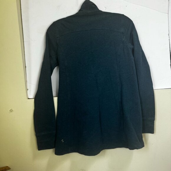 Lululemon Coast Wrap II Stretch Cotton Pockets French Terry Jacket Thumbholes 6 - Picture 4 of 16